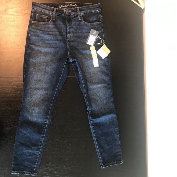 High Rise Skinny Jeans Universal Thread- Dark Wash - Picture 2 of 6